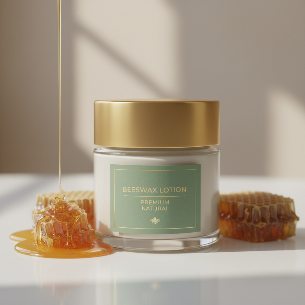 Generate beeswax lotion 